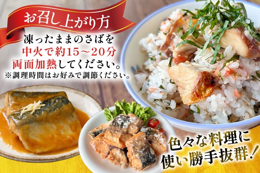 訳あり 骨取り さば 切身 計1.5kg (500g×3p) 小分け 無塩 [足利本店 宮城県 気仙沼市 20565640]