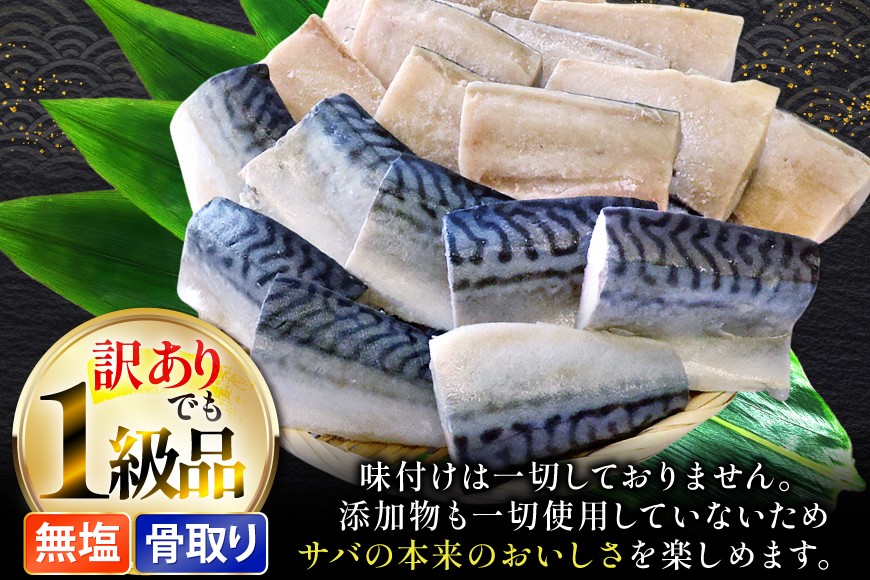 訳あり 骨取り トロ さば 切身 無添加 計3kg (500g×6p) 小分け 無塩[足利本店 宮城県 気仙沼市 20565813] さば 訳アリ 骨取 サバ 鯖 わけあり 鯖 トロサバ トロさば トロサバ