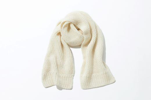 ≪白≫【気仙沼ニッティング】カシミヤストール [気仙沼ニッティング 宮城県 気仙沼市 20563312-6]