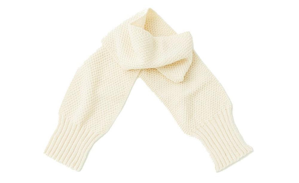 ≪白≫【気仙沼ニッティング】カシミヤマフラー[気仙沼ニッティング 宮城県 気仙沼市 20563313-6]