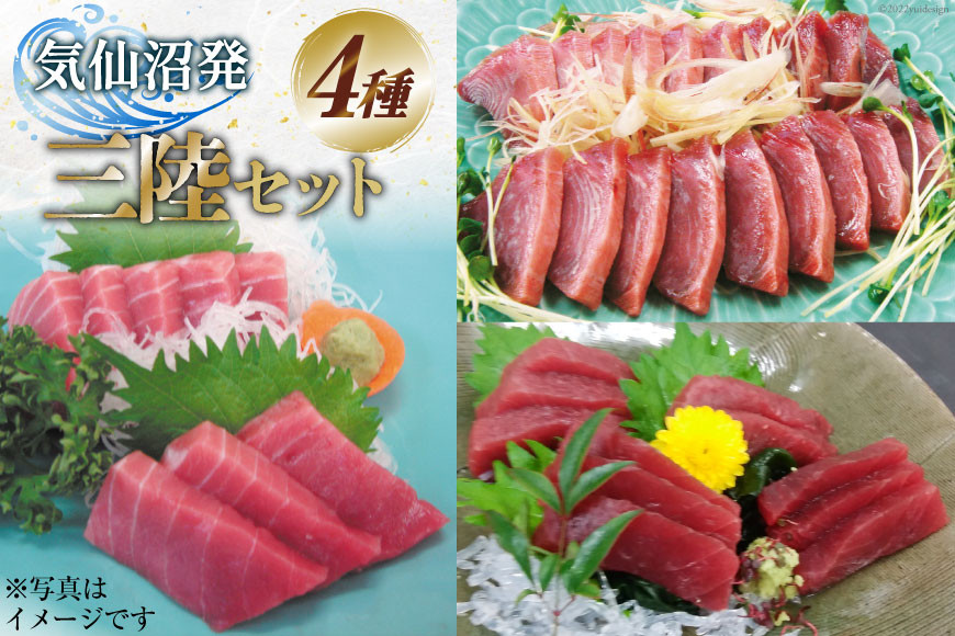 三陸セット 中トロマグロ 150g トロの赤身 150g メバチマグロたたき 200g 特撰トロカツオ 250g 合計750g [村田漁業 宮城県 気仙沼市 20563481] 魚介 魚 刺身 海鮮 中トロ 赤身 鮪 まぐろ メバチマグロ ネギトロ トロカツオ とろ カツオ