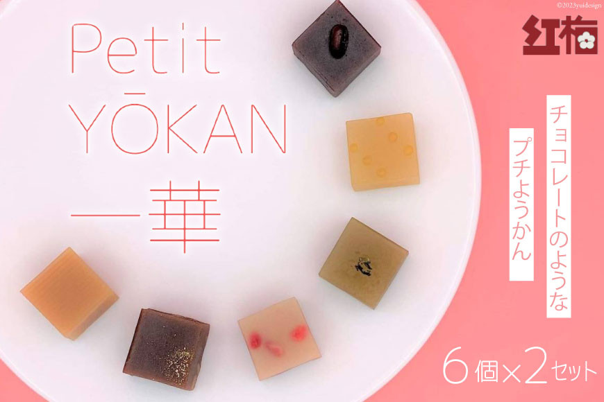 プチ羊羹一華 6個×2セット [紅梅 宮城県 気仙沼市 20563944] 羊羹 和菓子 菓子 ようかん スイーツ 冷凍