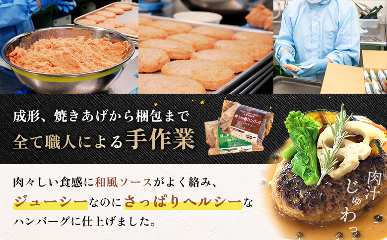 ジューシーでヘルシー!「みのりハンバーグ」5個セット【14151】