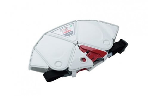 折りたたみ防災ヘルメット  TSC-10K  子供用　フラットメット キッズ　ホワイト【38103】