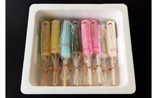 昔懐かしい手づくりアイスキャンデー　ミルク味4種類とあずき・チョコ　20本セット【0915901】