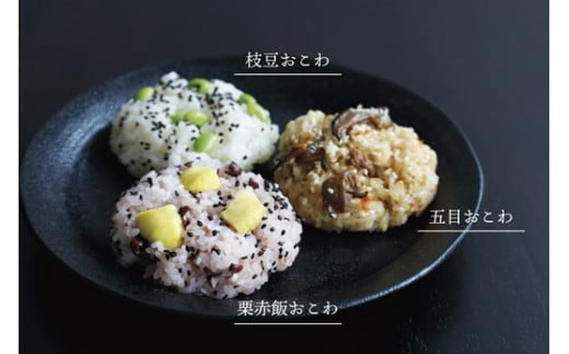 日下食品【もちやの冷凍便】特製ずんだ餅とおこわおにぎり３つの味セット【0915301】