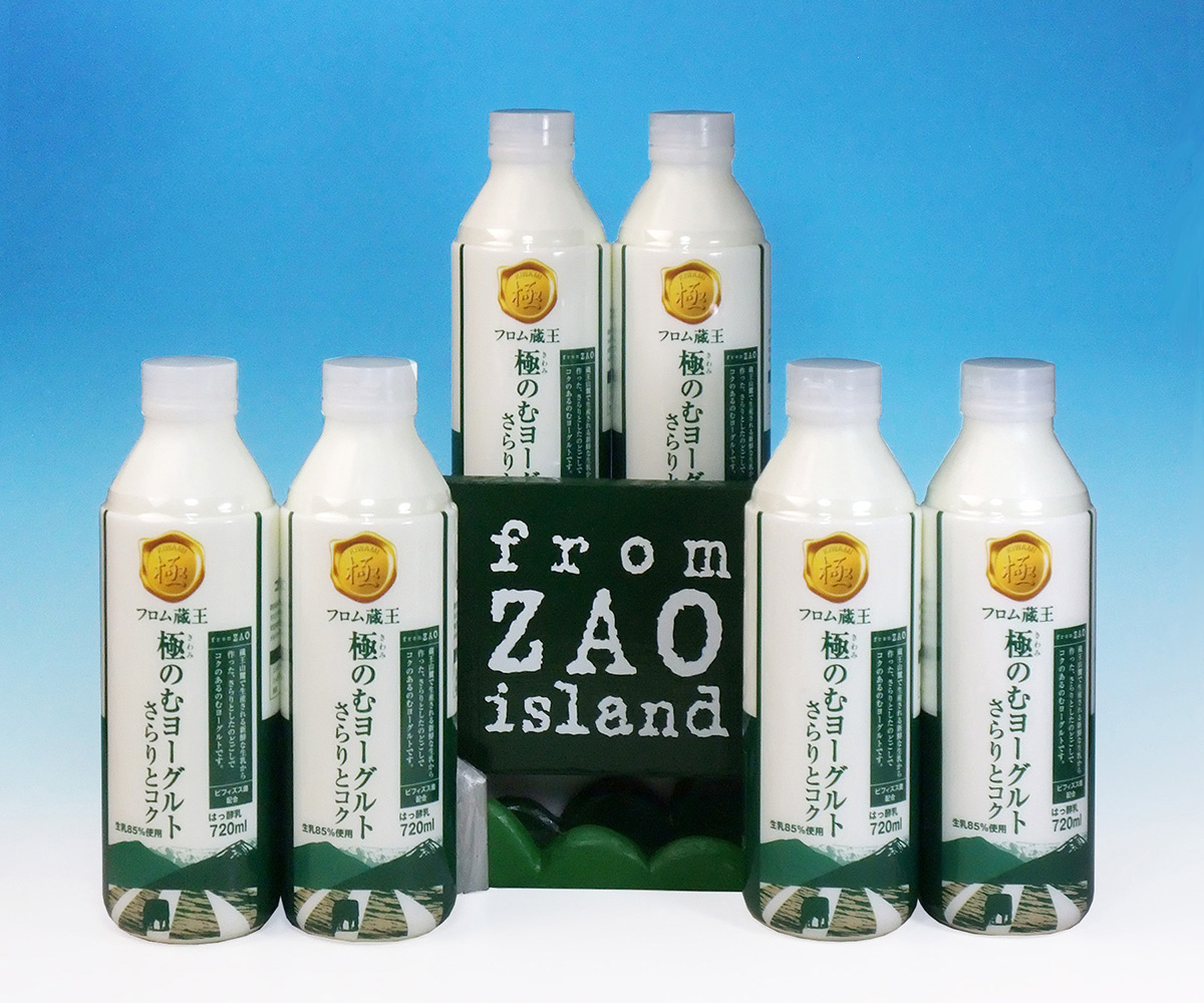 【さらりとコク】フロム蔵王 極のむヨーグルト 6本セット【01163】 6本セット