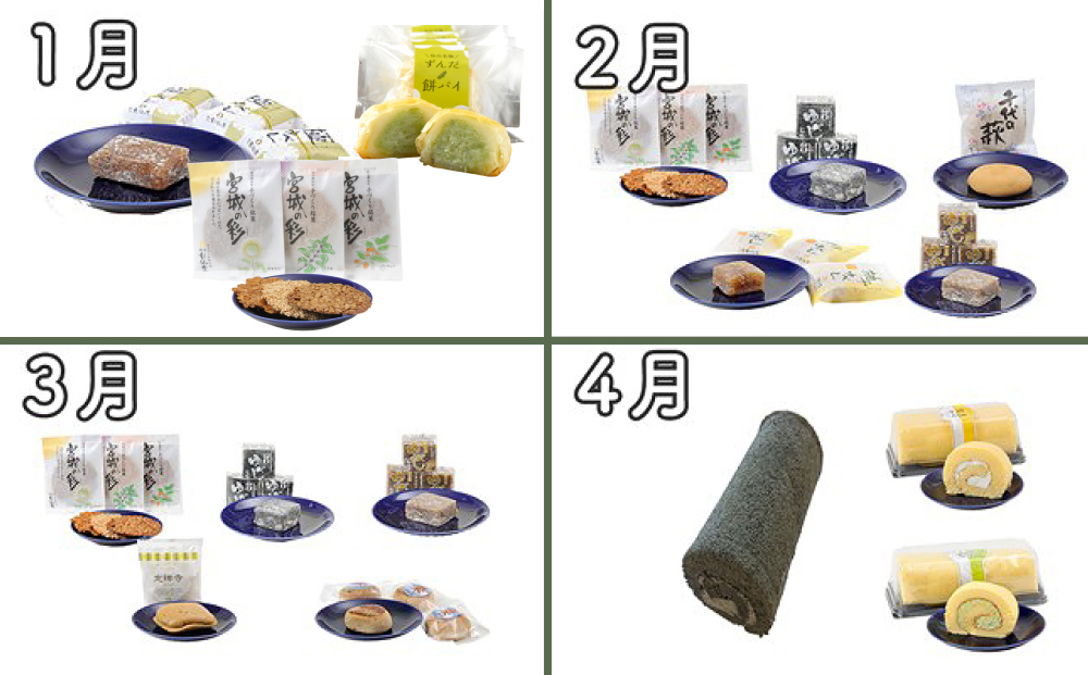 New【年12回お届け!】甘仙堂のおやつ宅急便