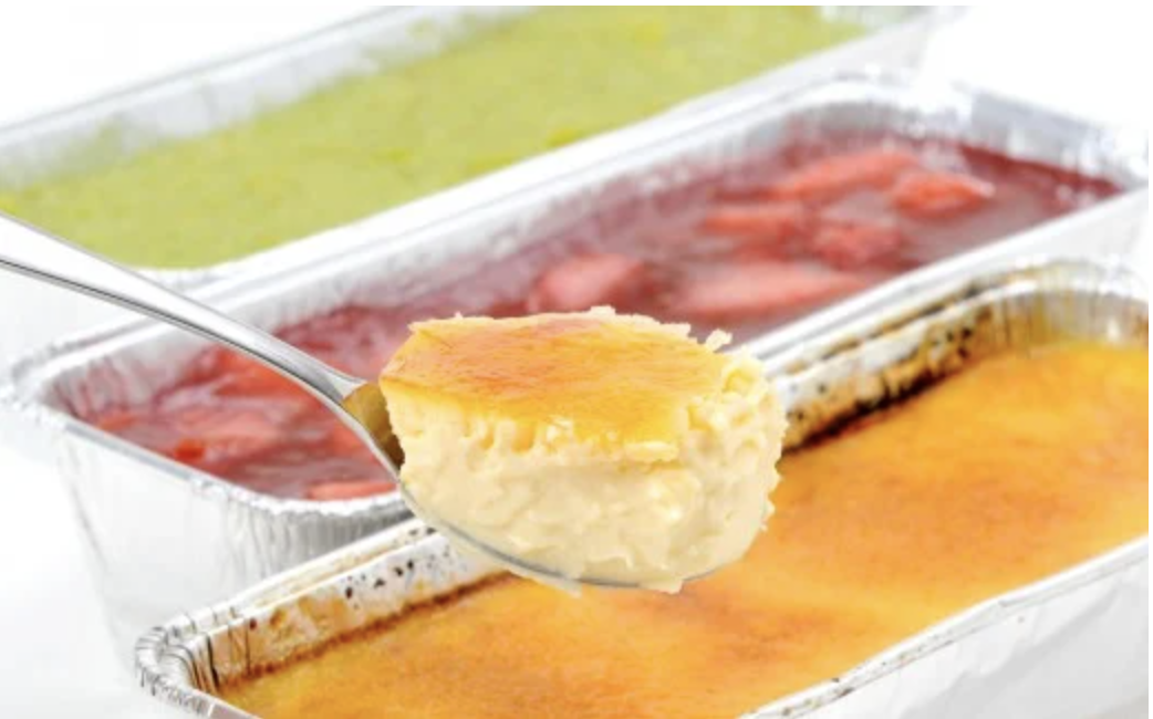 甘仙堂のカタラーナ3種（ずんだ、苺、プレーン）セット