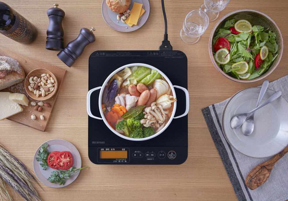 卓上IHコンロ 1400W 液晶付きIHC-T71-B