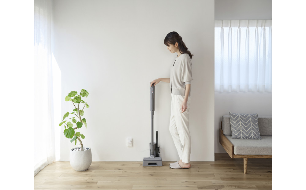 充電式紙パックスティッククリーナー SBD-202P-H グレー