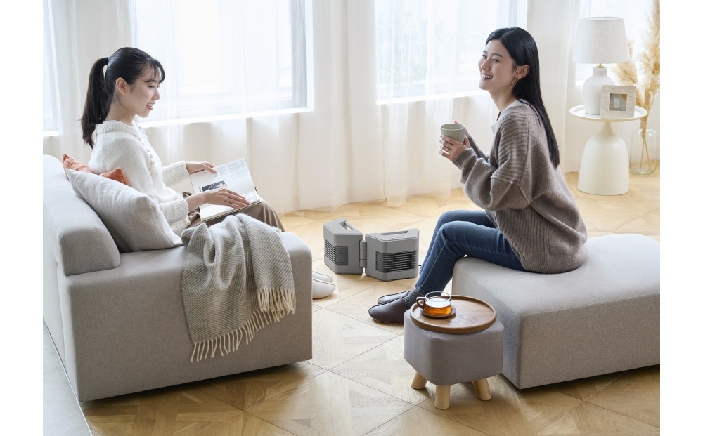 セラミックファンヒーター ACH-MN12A-H グレー