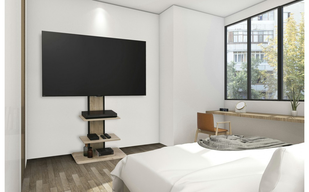 テレビ台 スタンドテレビ台 UTS-700R-LN ライトナチュラル