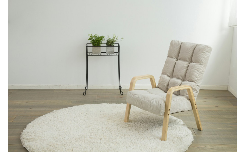 イス ウッドアームチェア WAC-M ベージュ