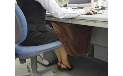 デスクヒーター 自動切タイマー フリースカバー付 足元温め デスク下 DEH-45-Tブラウン