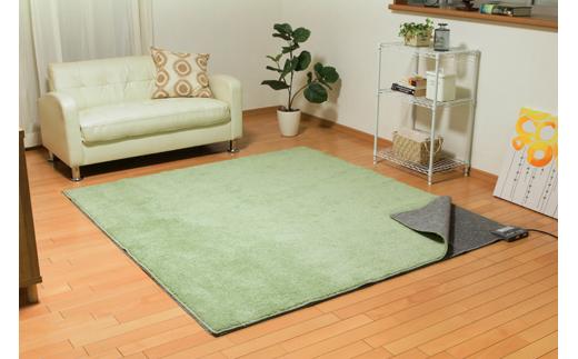 電気ホットカーペット 2畳 176×176 温度調節無段階 6時間OFF IHC-20-Hグレー｜あったか リビング ダニ退治機能 OFFタイマー 