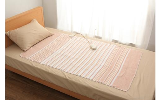 電気しき毛布 140×80cm 敷きタイプ EHB-1408-T ブラウン 洗える 温度無段階調節｜丸洗いOK ダニ退治機能 あったか 寒さ対策 省エネ 