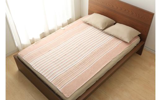 電気しき毛布 190×130cm 敷きタイプ 省エネ室温センサー付 EHB-1913-Tブラウン 洗える 温度無段階調節｜丸洗い 丸洗いOK 洗える あったか 室温センサー 寒さ対策  