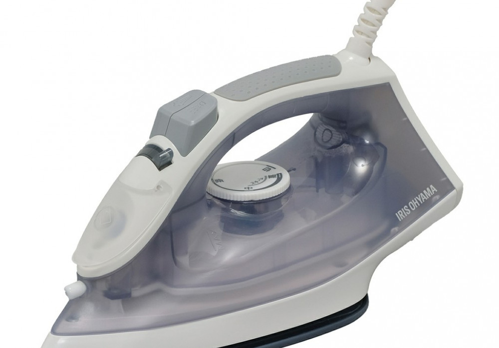スチームアイロン セラミックコート 立ち上がり30秒 アイリスオーヤマ 家電 電化製品 家庭用 スチーム 2段階 耐久性 IRN-21C-W/H