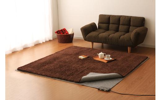 ホットカーペット 2畳 176×176cm HCM-T1818-H グレー アイリスオーヤマ｜ダニ対策 自動OFF 室温センサー 自動切タイマー 温度調整可能
