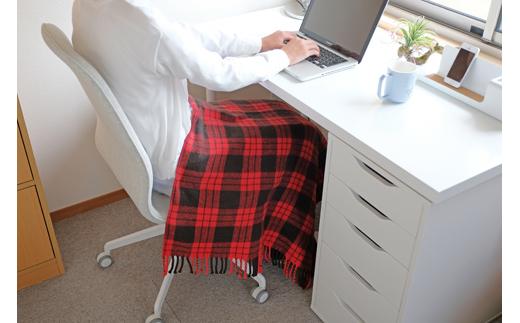 電気毛布 ひざ掛け 120×60cm EBK-1206-ZR レッド アイリスオーヤマ｜室温センサー 洗える あったか 省エネ 無段階調節