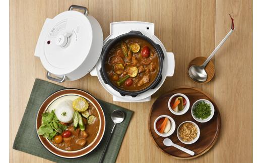 電気圧力鍋 2.2L  アイリスオーヤマ 2.2L 圧力鍋 調理家電 キッチン家電 鍋 レシピブック付き 自動メニュー搭載 ハイパワー 大容量 保温 時短 簡単 ギフト プレゼント ふるさと おすすめ 人気 アイリス PC-MA2-W ホワイト