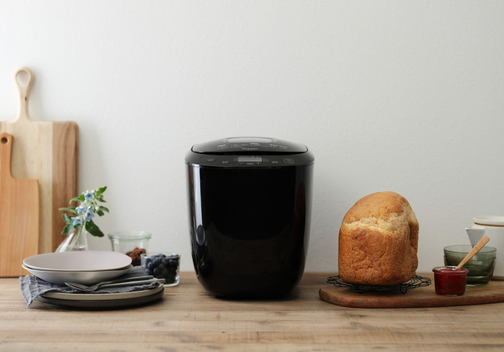 ホームベーカリー アイリスオーヤマ ブラック コンパクトホームベーカリー コンパクト ベーカリー パン 食パン キッチン家電 ギフト プレゼント お祝い 贈り物 母の日 新生活 おすすめ 人気 アイリス IBM-020-B