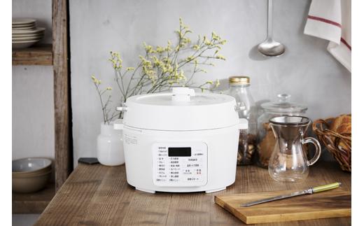 電気圧力鍋 アイリスオーヤマ 4L ホワイト 圧力鍋 調理家電 キッチン家電 4.0L 鍋 レシピブック付き 自動メニュー搭載 ハイパワー 大容量 保温 時短 簡単 ギフト プレゼント ふるさと おすすめ 人気 アイリス PC-MA4-W