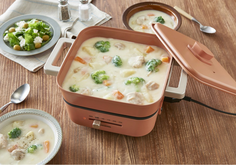 グリル鍋 3枚プレート　IGU-P3-D