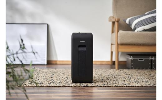 シュレッダー パーソナルシュレッダー クロスカット 6枚同時細断 パーソナルシュレッダーアイリスオーヤマ 静音 家庭用 おしゃれ A4用紙  P6HCSV-B ブラック