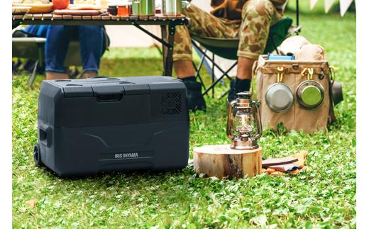 ポータブル冷蔵冷凍庫 30L 冷蔵庫 冷凍庫 DC電源 AC電源 USBポート アイリスオーヤマ 家電 アウトドア ポータブル サブ冷蔵庫 サブ冷凍庫 車載 フリーザー BBQ 小型冷蔵庫 小型冷凍庫 IPD-3A-B2 ブラック