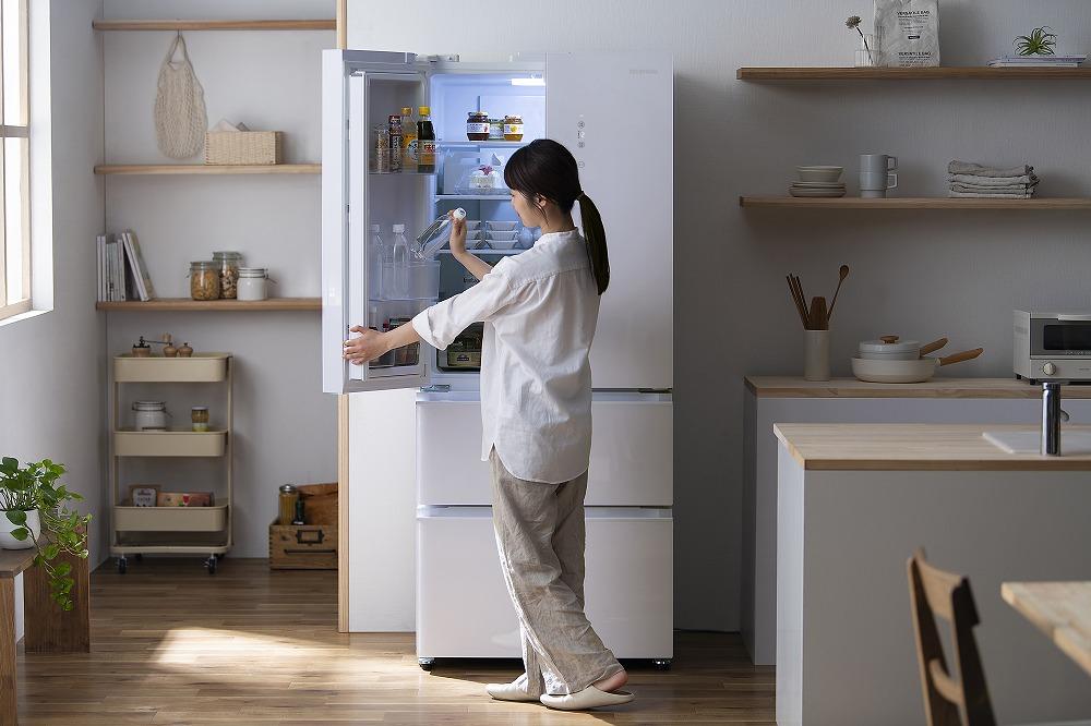 冷蔵庫　冷凍冷蔵庫 418LIRGN-42A-Wホワイト