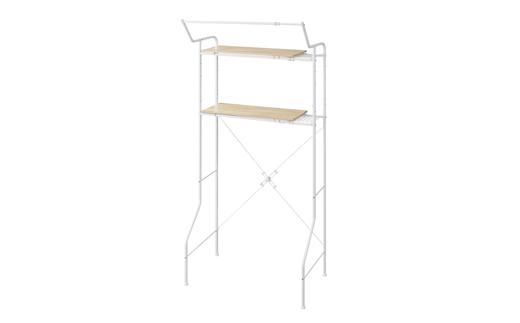 ランドリーラック　伸縮スタイルランドリーラック ハンガーバー付き HSLR-EX895 ホワイト