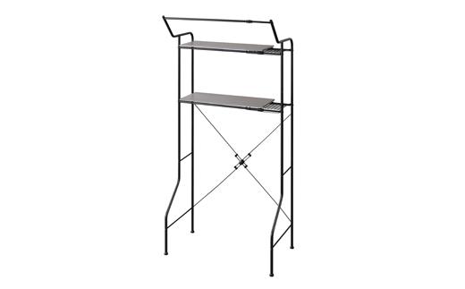 ランドリーラック　伸縮スタイルランドリーラック ハンガーバー付き HSLR-EX895 ブラック
