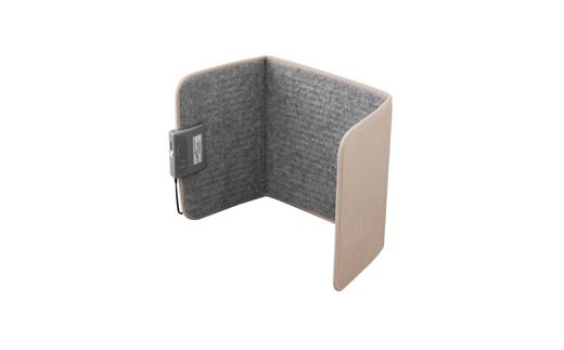 デスクパネルヒーター 自動切タイマー付 APH-16B-P アプリコットピンク 温度無段階調節 アイリスオーヤマ｜コンパクト収納 リビング オフィス あったか 寒さ対策