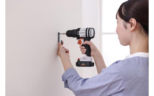 電動ドライバー ドライバドリル 10.8V 充電式 バッテリー付き 充電式ドライバドリル アイリスオーヤマ 家電 電化製品 ビット10本 小型ハイパワー JCDBL35 ホワイト