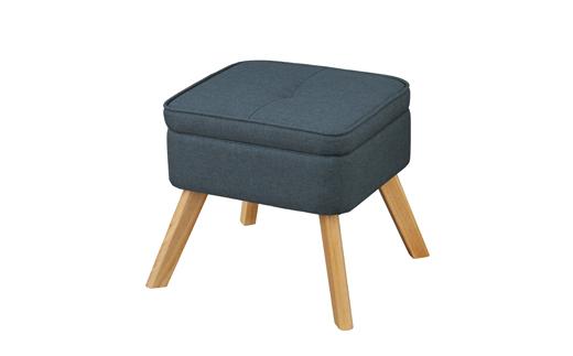椅子　チェア　収納付オットマン FAC-OT ブルー