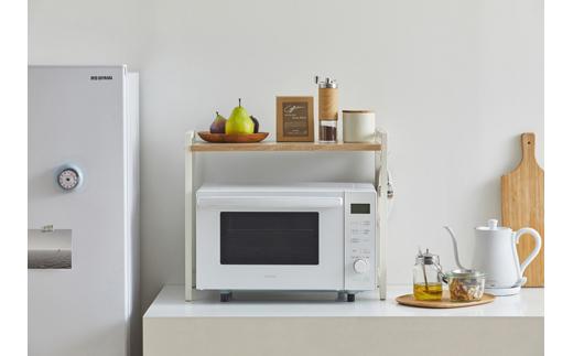 レンジ上ラック　RRN-532　ライトナチュラル/ホワイト