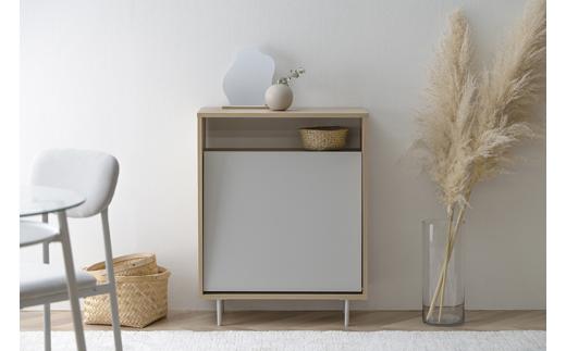 ウッドペールストッカー脚付き アイリスオーヤマ 安心設計 脚付き キッチン スリム 組立必要 シンプルデザイン LWPSL-634 ナチュラル/グレー