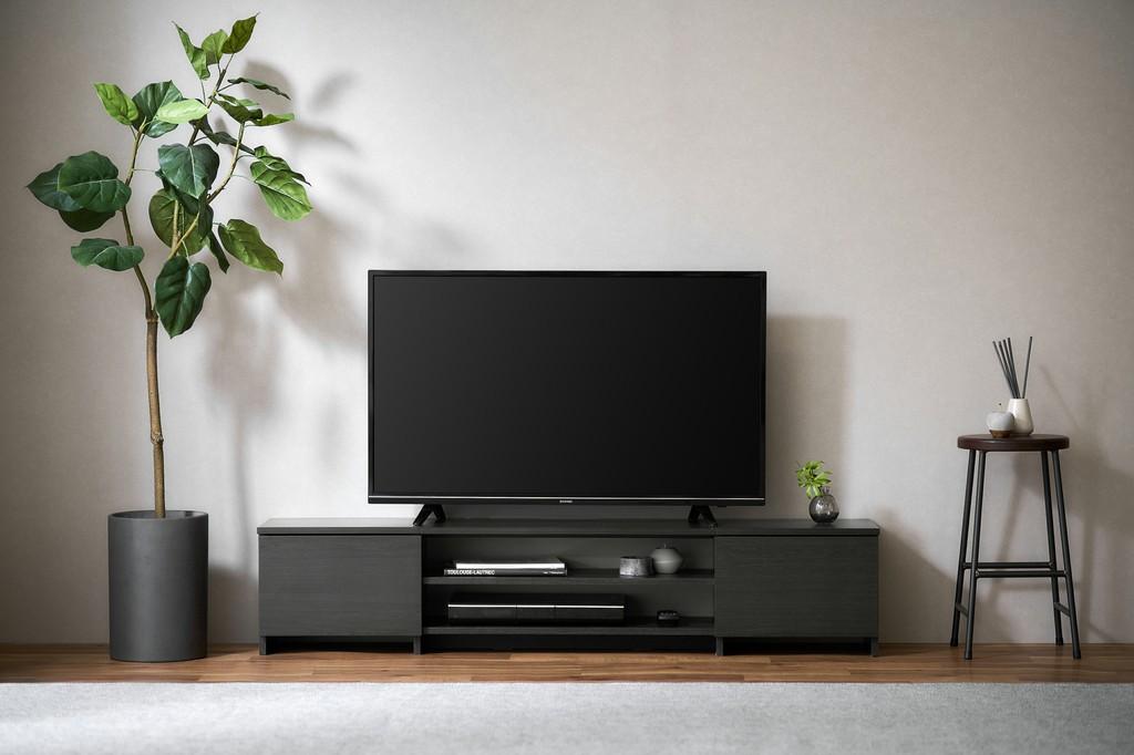 テレビ台 AVボード ボックスタイプ 一人暮らし ひとり暮らし 新生活 おしゃれ リビング インパクト 収納 木製 アイリスオーヤマ BAB-150R ブラックオーク