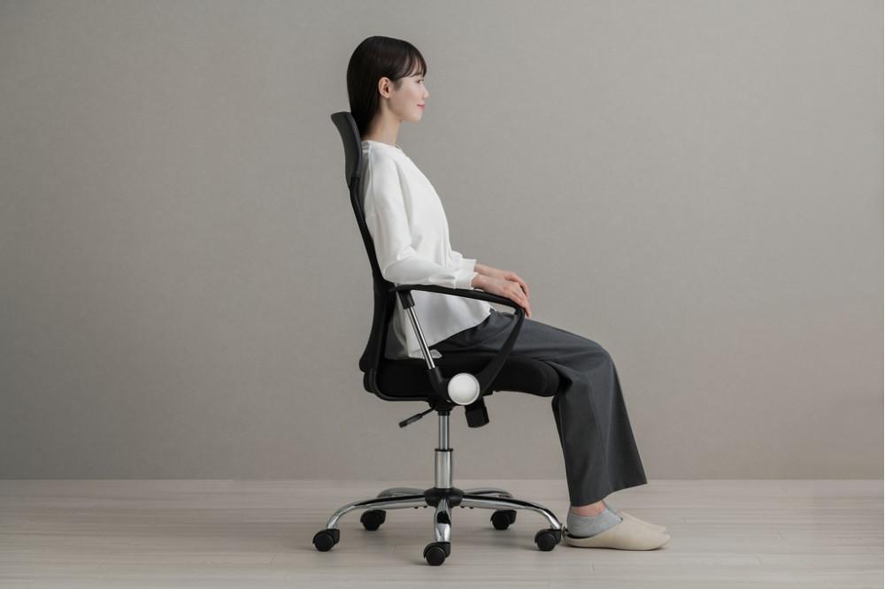 椅子 メッシュバックチェア ハイバック チェア アイリスオーヤマ ランバーサポート メッシュ素材 おしゃれ オフィス OFC-MBHR ブラック