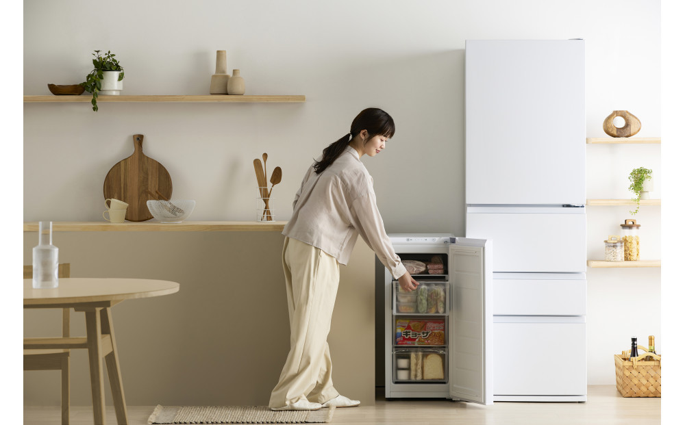 スリム冷凍庫 64L IUSN-S6A-W ホワイト