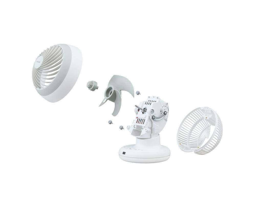 サーキュレーター DCボール型サーキュレーター アイリスオーヤマ首振り 20畳 上下左右首振り サーキュレータ 小型 扇風機 送風 小型送風機 部屋干 PCF-BD15TEC-W ホワイト