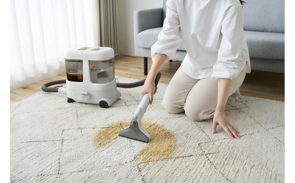 クリーナー リンサークリーナー アイリスオーヤマ ホワイト リンサークリーナー コード式 カーペット洗浄機 家庭用 車内洗浄 車 シート掃除機 カーペットクリーナー 車内 おすすめ 人気 アイリス RNS-P1600