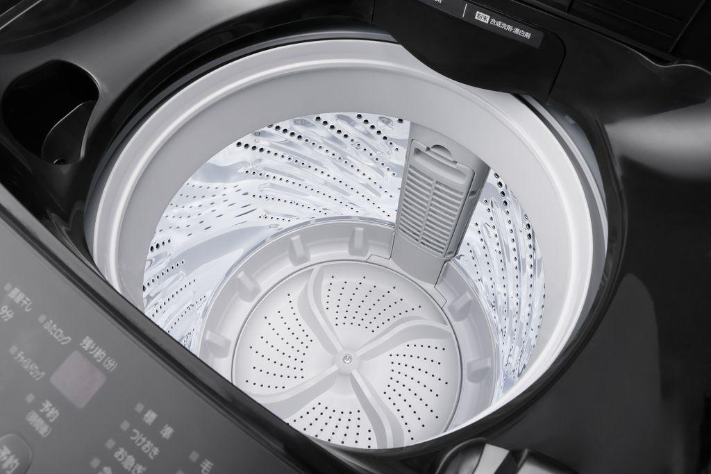 洗濯機 全自動洗濯機 6.0kg  ガチ落ち大水流洗浄 節水 コンパクト 一人暮らし アイリスオーヤマ 全自動 節水 省スペース 時短予約タイマー  IAW-T606-B ブラック