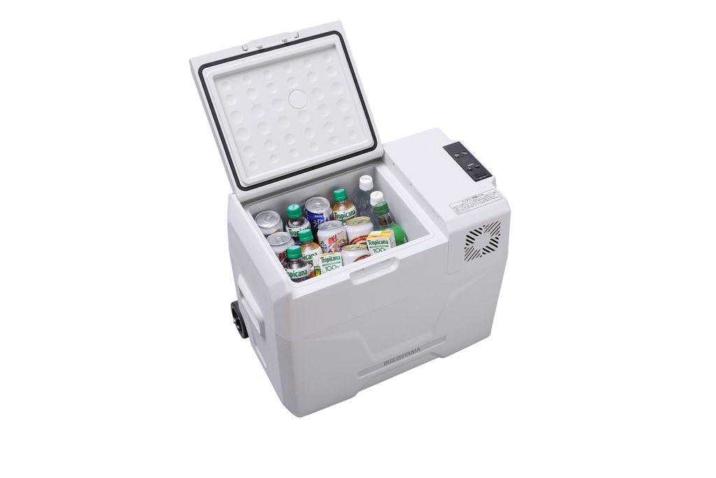 ポータブル冷蔵冷凍庫 40L 冷蔵庫 冷凍庫 DC電源 AC電源 USBポート アイリスオーヤマ 家電 アウトドア ポータブル サブ冷蔵庫 サブ冷凍庫 車載 フリーザー BBQ 小型冷蔵庫 小型冷凍庫 急速モード IPD-4B-W ホワイト