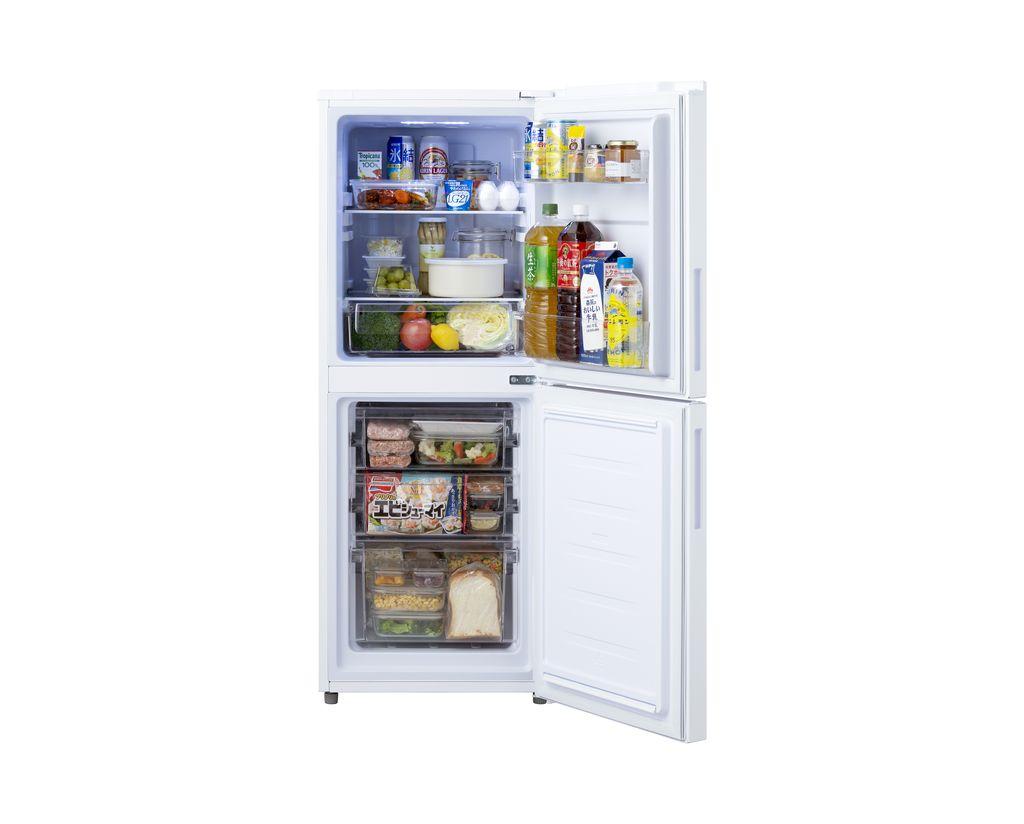 冷蔵庫 冷凍冷蔵庫 153L アイリスオーヤマ 大凍量 自動霜取り 一人暮らし 家庭用 2ドア 幅50 大容量 冷蔵 冷凍 冷蔵保存 冷凍保存 家電 電化製品 使いやすい 便利 おすすめ 人気 アイリス  IRSN-HF15A-W ホワイト