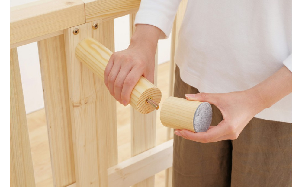 ベッド  高耐荷重すのこベッド HWB-S ナチュラル