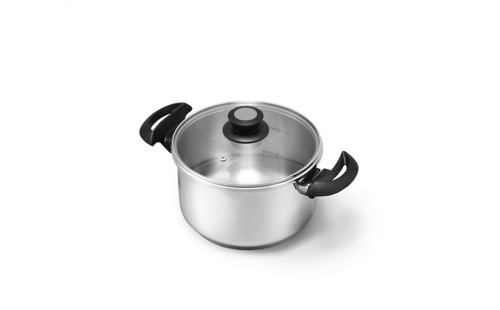 鍋 圧力鍋 両手圧力鍋 5L アイリスオーヤマ キッチン用品 IH ガス火 4点セットステンレス シルバー RAN-5L