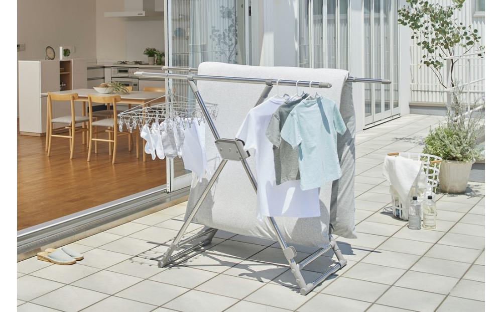 物干し  ふとん干し　コンパクト収納タイプ CFS-200S